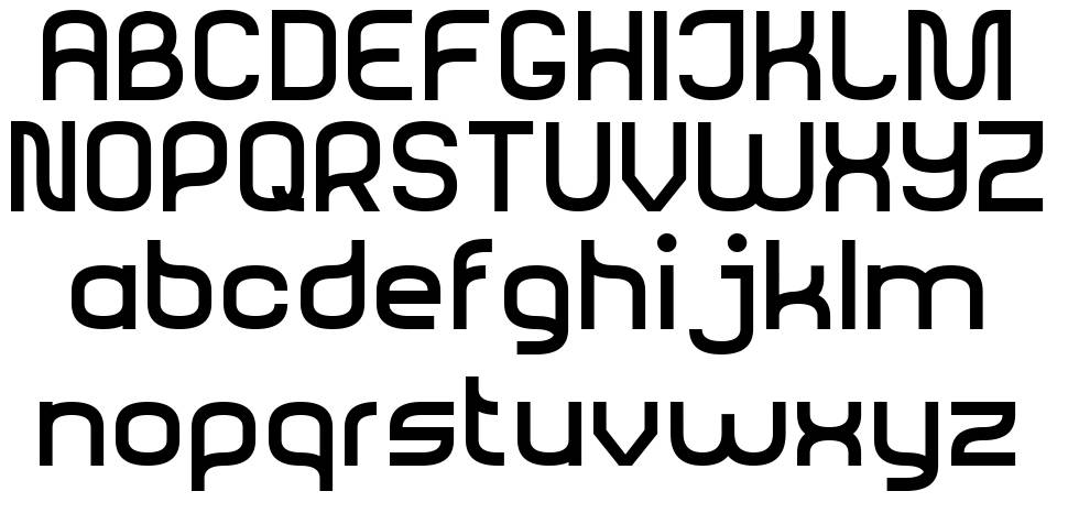Rounded Sans Serif 7 carattere I campioni