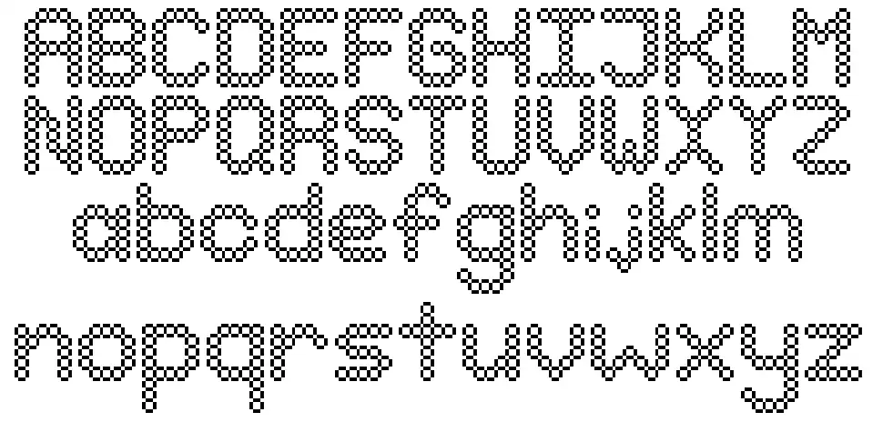 Rounded Square font by Donatien Polliand FontRiver