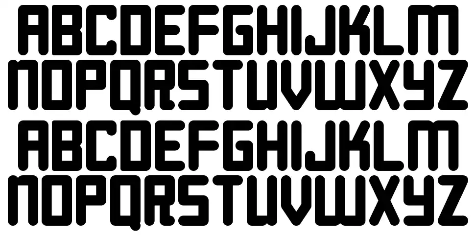 Roundish font Örnekler