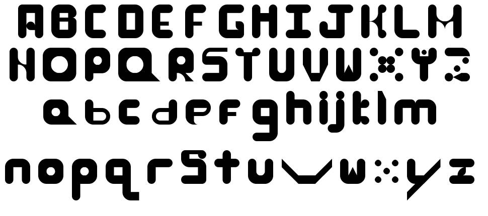 Roundy font specimens