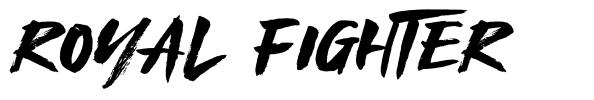 Royal Fighter font