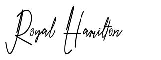 Royal Hamilton font