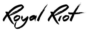 Royal Riot 字形