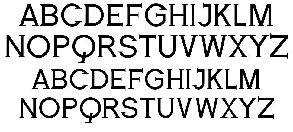 Royal Serif carattere I campioni