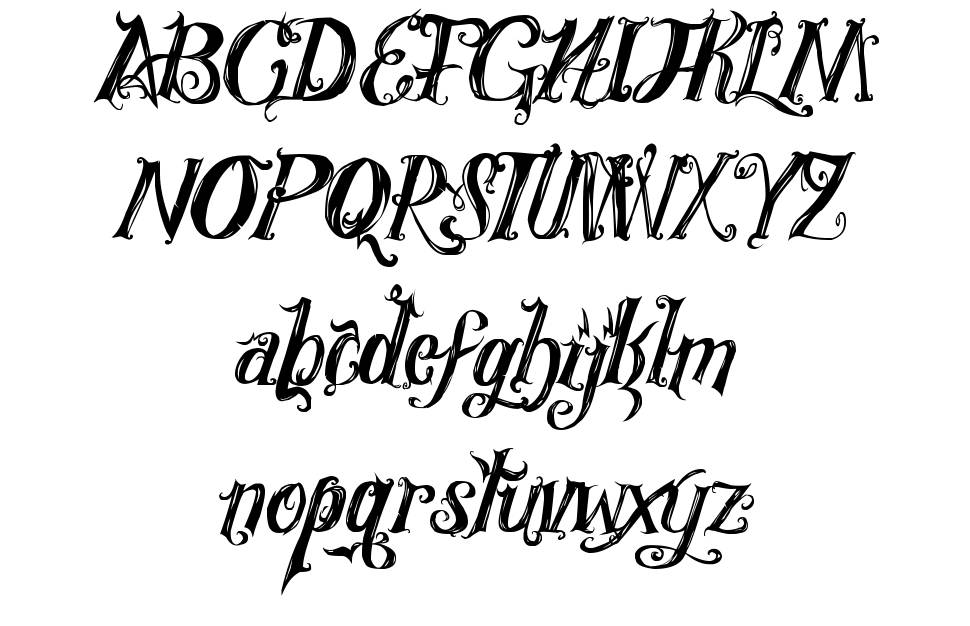 Royal Vanity font Örnekler