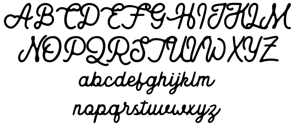 Royaland 字形 标本