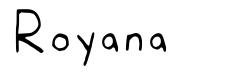 Royana 字形