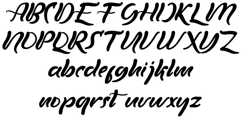 Royken font specimens