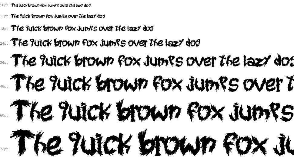 Roy's Scratched Handwritting font Waterfall