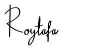Roytafa 字形