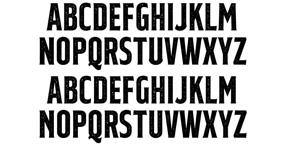 RTCO Flinton font specimens