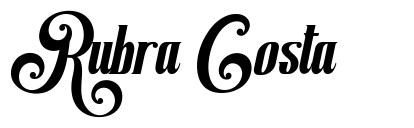 Rubra Costa フォント