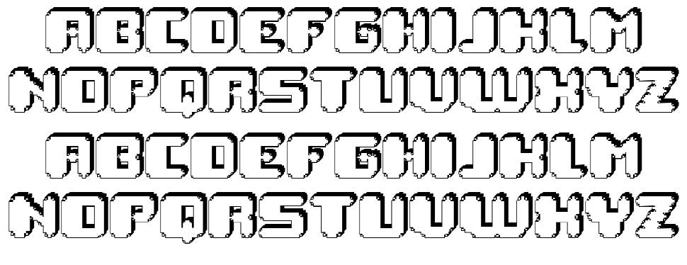 Rubtsovsk font specimens