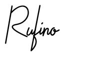 Rufino font