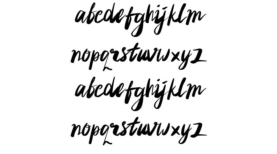 Rujak Petis font Örnekler