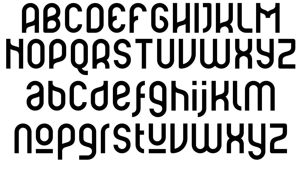 Ruler Modern font Örnekler