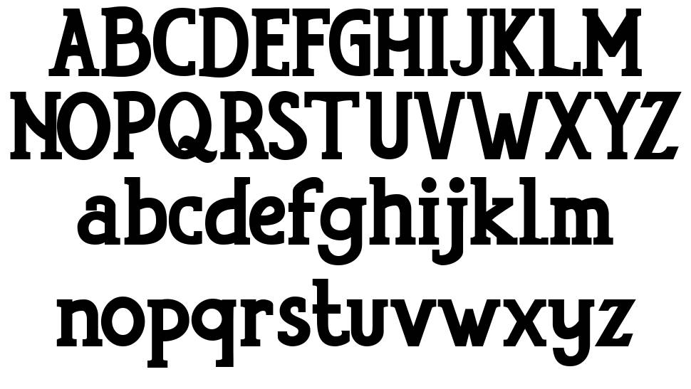 Rumoura font specimens