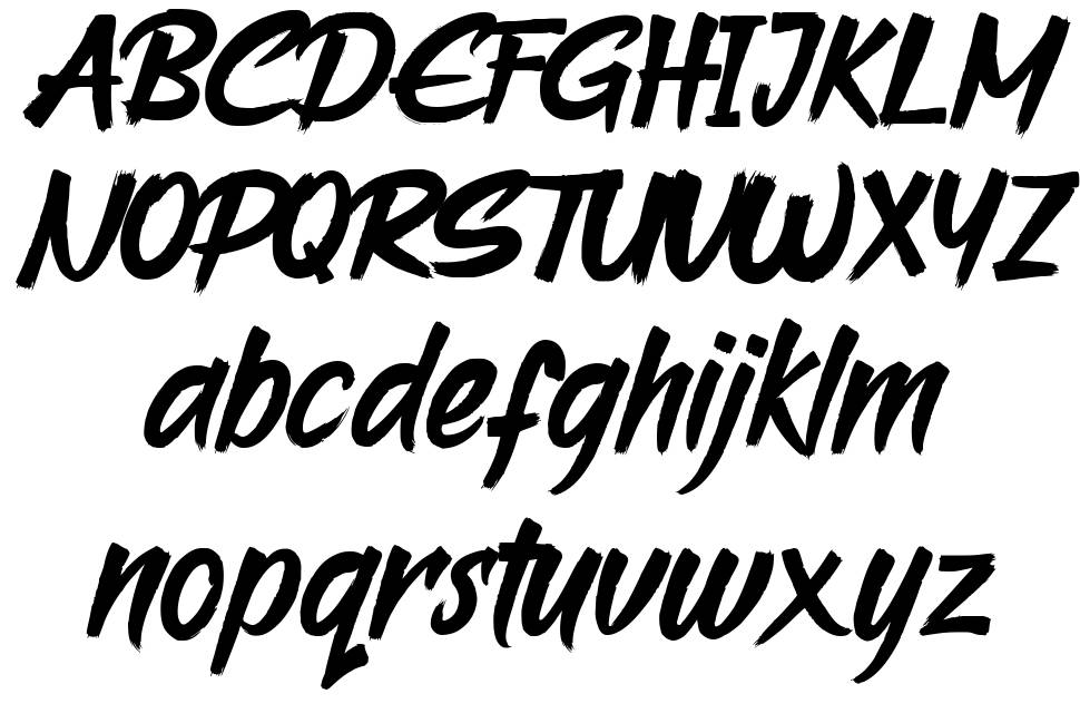 Runcrow font Örnekler