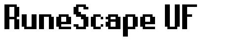 RuneScape UF font