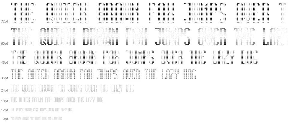 Running Led font by Repiputra Irawan | FontRiver