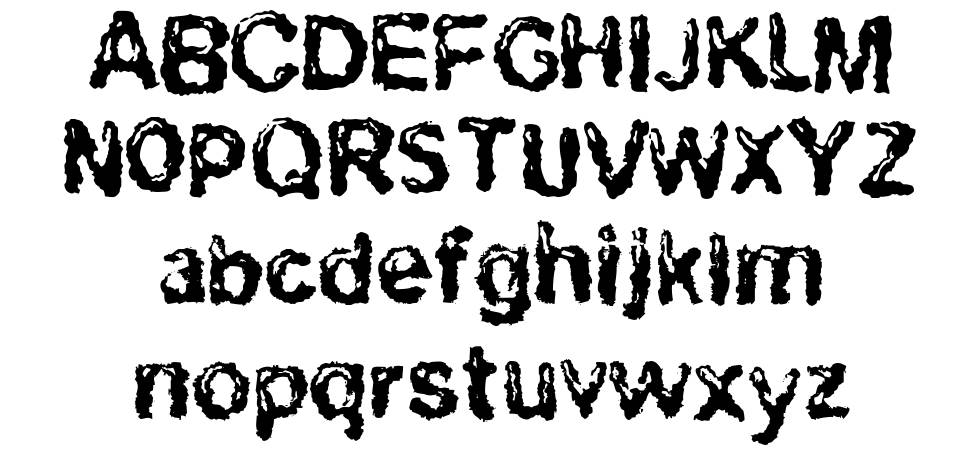 Ruohomatto Sans font specimens