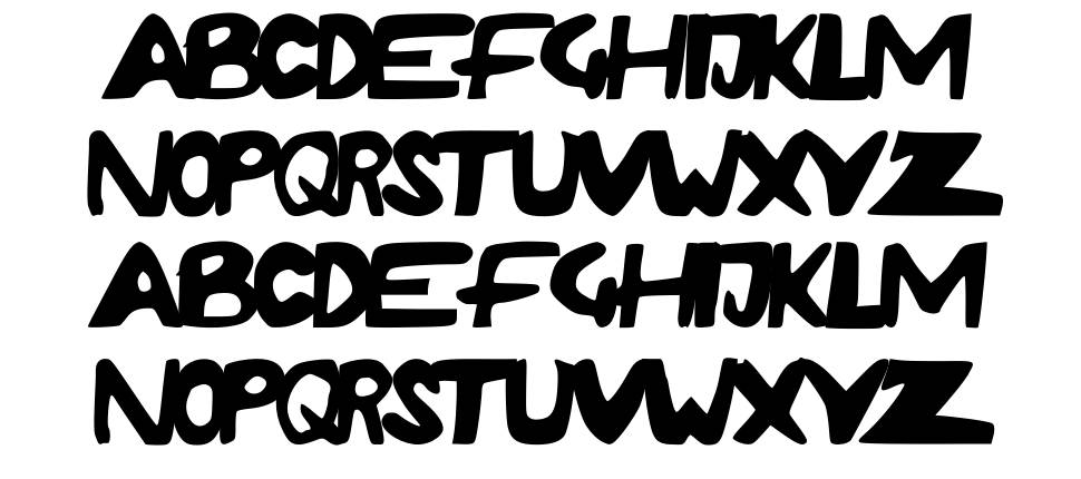 Rushda font specimens