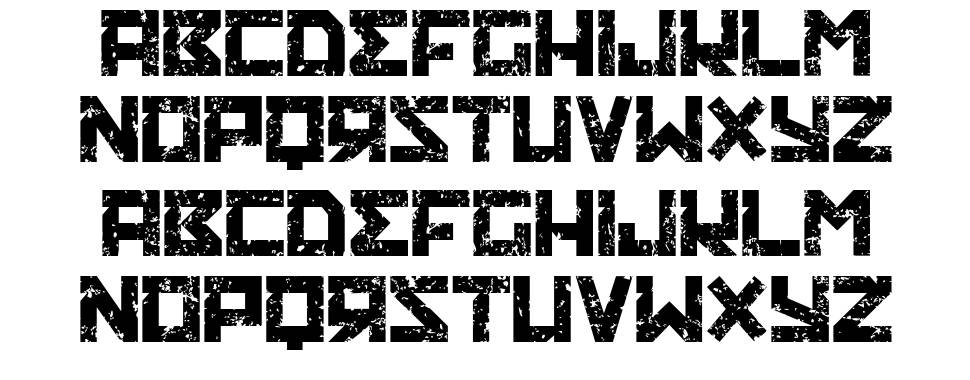 Ruskof font specimens