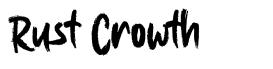 Rust Crowth font