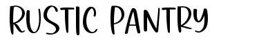 Rustic Pantry 字形