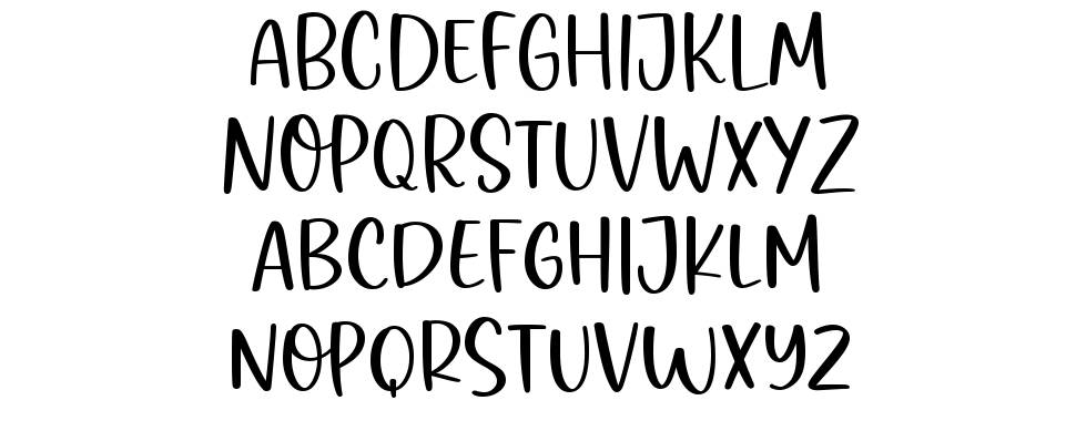 Rustic Pantry font Örnekler