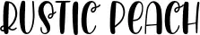 Rustic Peach font by Jimtype Studio | FontRiver