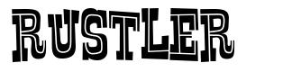Rustler шрифт
