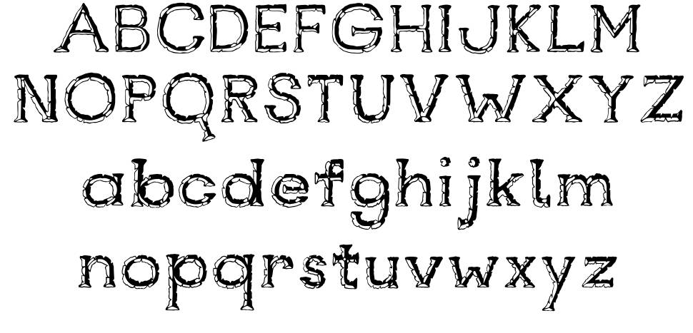 Rustswords フォント 標本
