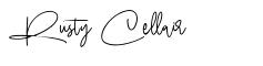 Rusty Cellair 字形