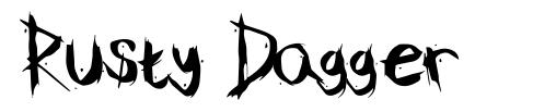 Rusty Dagger font