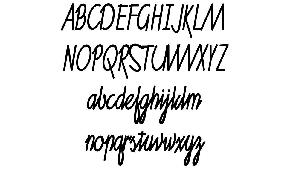 Ruth Script font