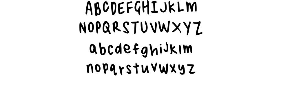 Rylees Handwriting font specimens
