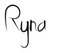 Ryna шрифт