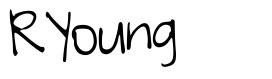 RYoung font