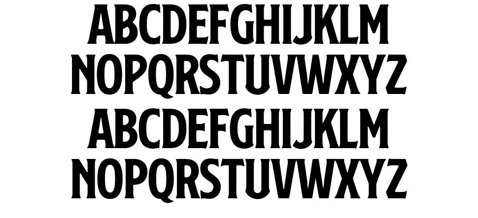 S&S Nickson One font specimens