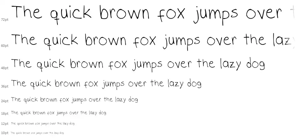 S Handfont waterfall