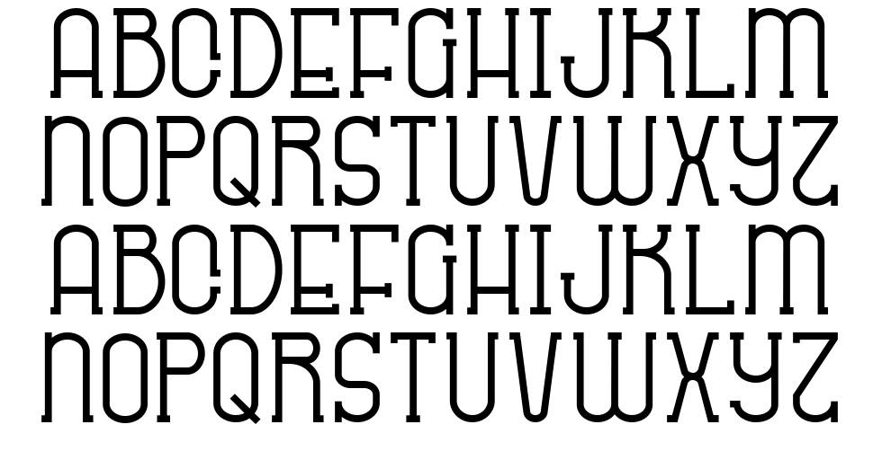 Sabitype font specimens