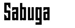 Sabuga шрифт