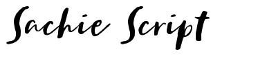 Sachie Script шрифт