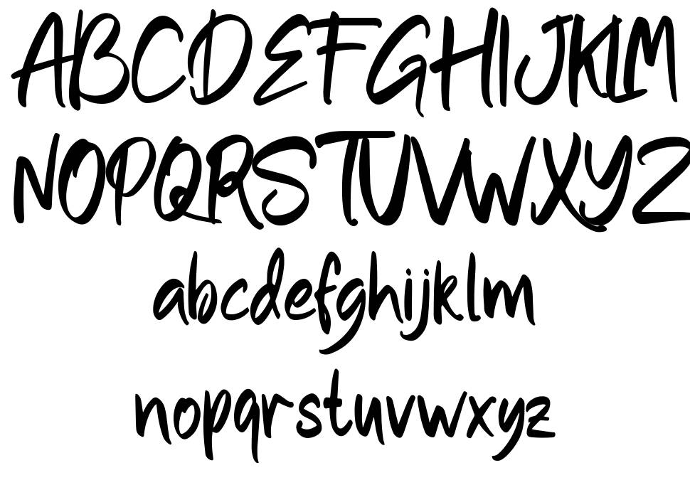 Sachyma font