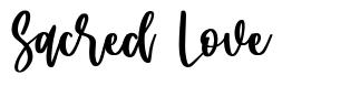 Sacred Love font