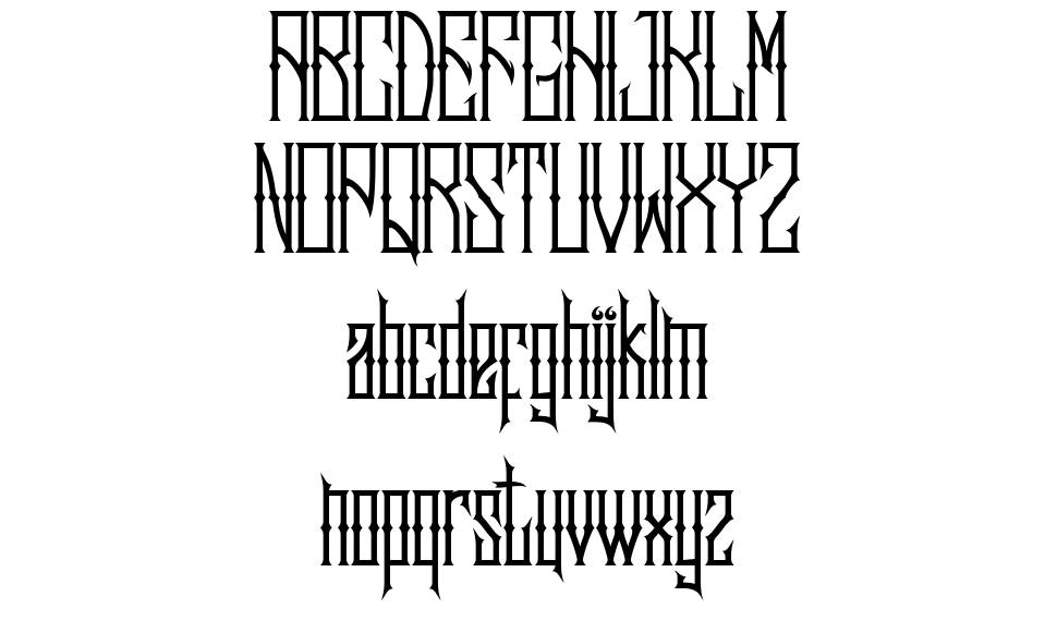 Sadis font Örnekler