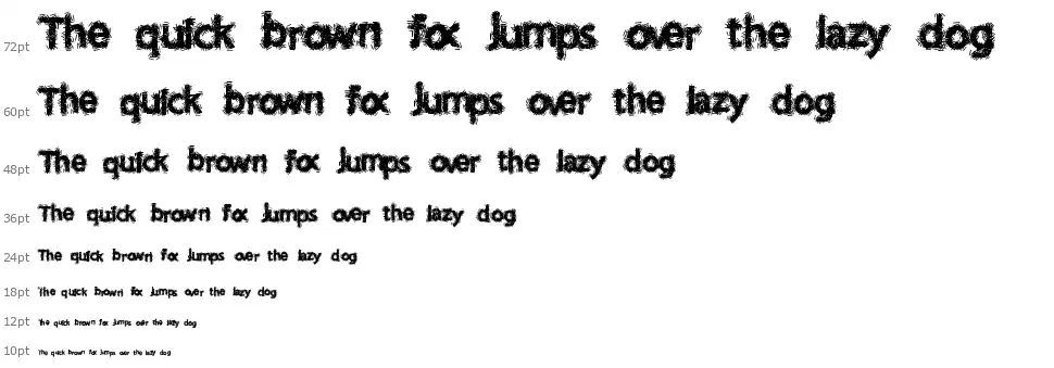 Safe Paperfont waterfall