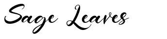 Sage Leaves font