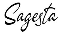 Sagesta шрифт